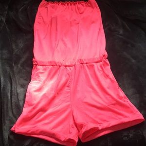 Tube top jumpsuit